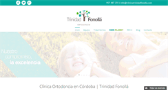 Desktop Screenshot of clinicatrinidadfonolla.com